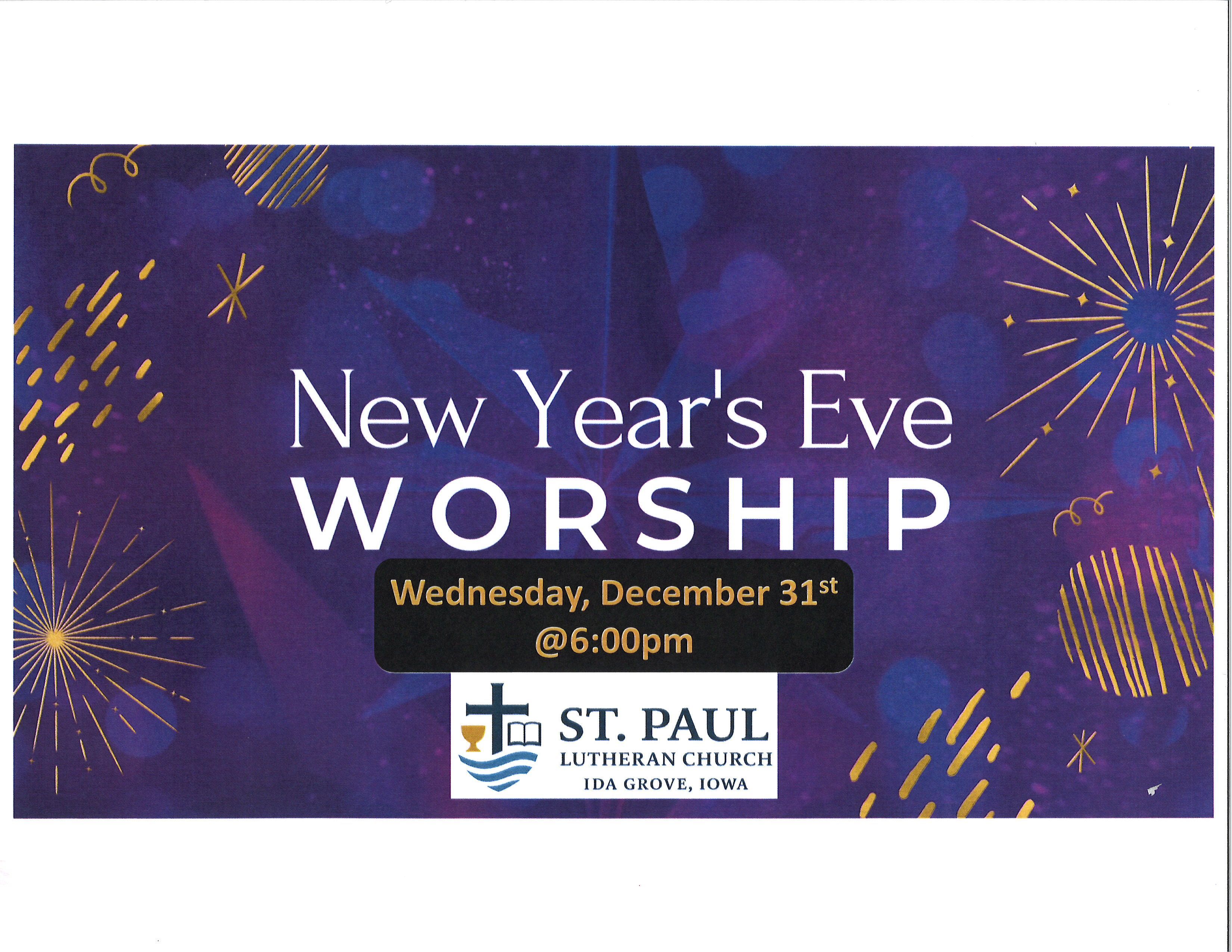 New Year's Eve Worship 2025