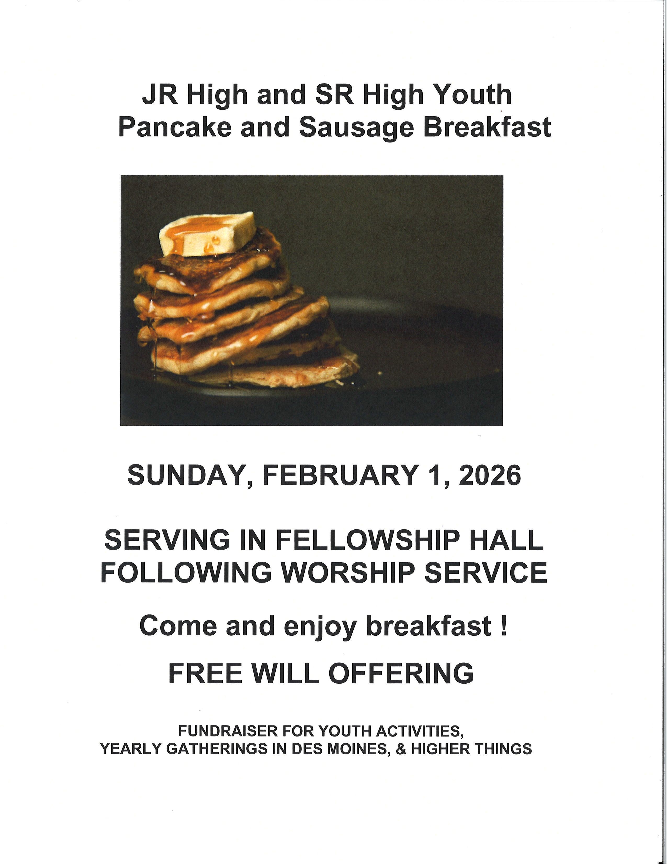 Youth Pancakes February